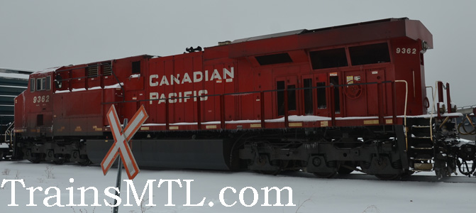 Locomotive CP9362 left side / coté gauche